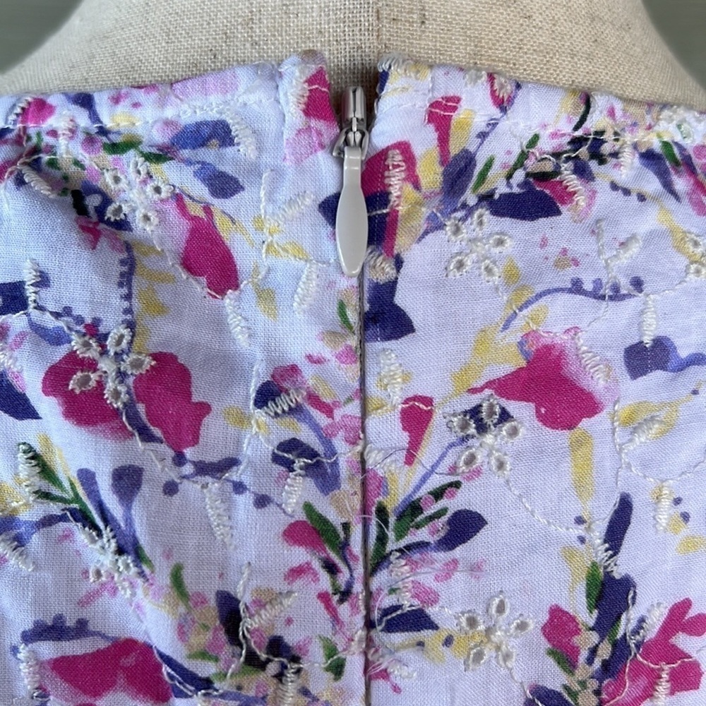 French Collection “Flores” Puff Sleeve Dress - Picture 11 of 12